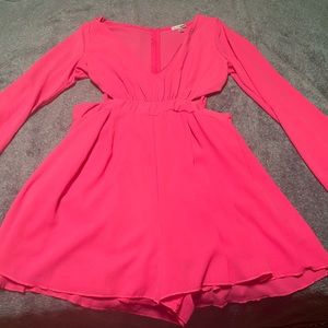 Hot Pink Romper